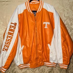Steve & Barry's Tennessee Orange and White Varsity Jacket